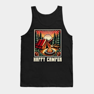 Happy camper tent Tank Top